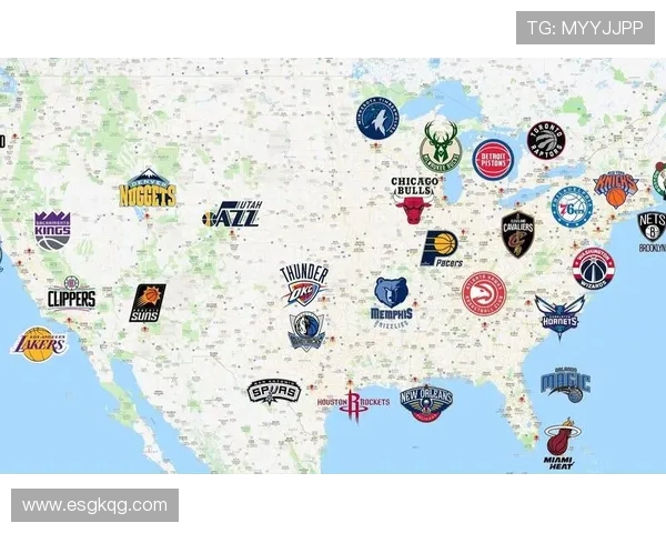 NBA现役球队完整列表及主场城市分布图 NBA现役球队完整列表及主场城市分布图